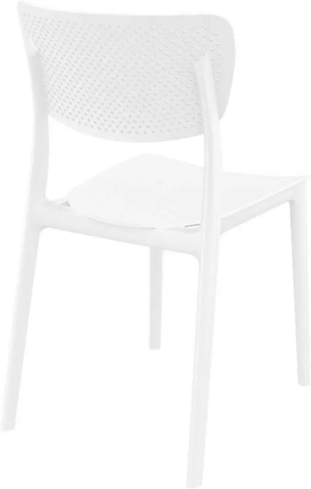 Καρέκλα Στοιβαζόμενη LUCY Λευκό PP 45x53x82cm 2