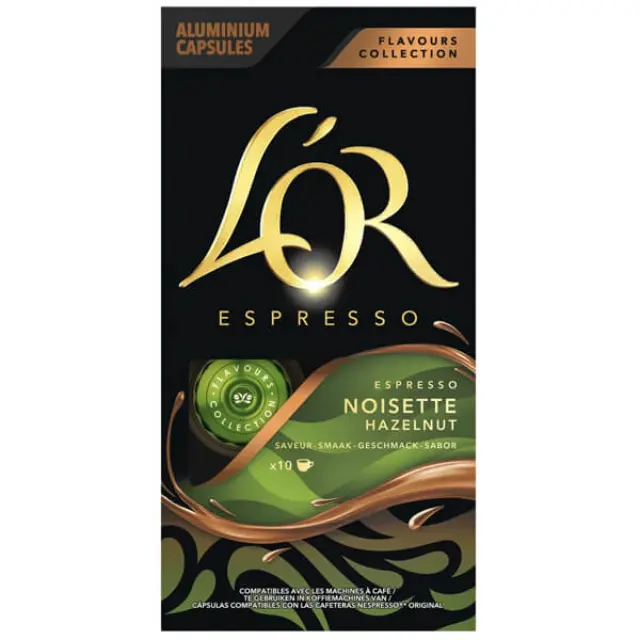 L'OR Hazelnut Κάψουλες Nespresso 10τμχ