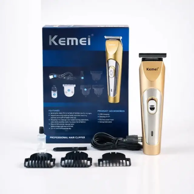 Κουρευτική μηχανή - KM-1251 - Kemei - Gold 2