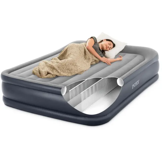 Φουσκωτό Στρώμα Ύπνου Intex Deluxe Pillow Rest Raised Queen (64136) 2