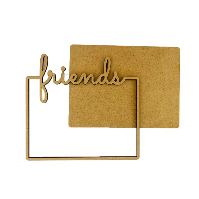 Διακοσμητικά σχέδια MDF, Stamperia, Furry Friends, Ετικέτα Friends
