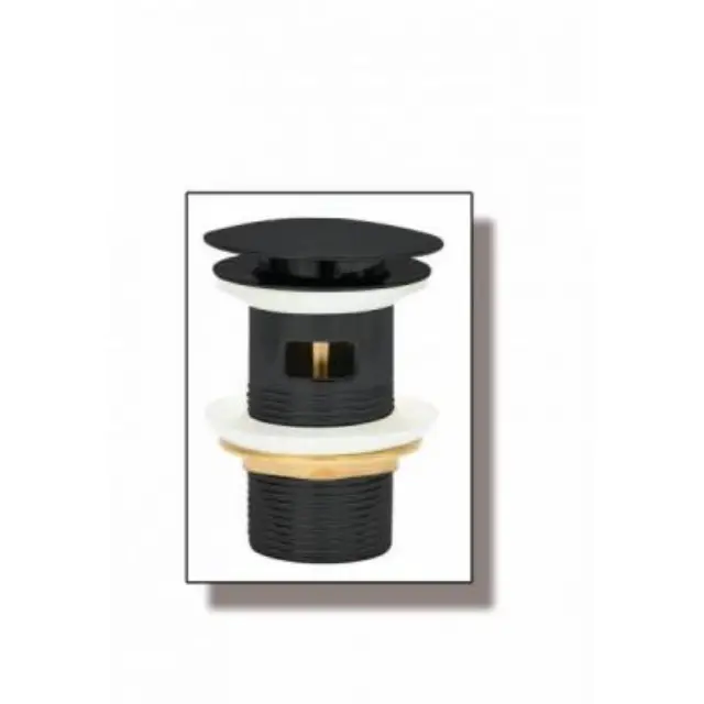 31-2111 ΒΑΛΒΙΔΑ ΝΙΠΤ CLICK ST/ST 7,8CM ΜΕ ΥΠΕΡΧ BLACK GLORIA