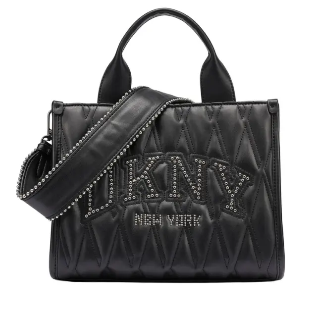 Γυναικεία Τσάντα Χειρός/Ώμου DKNY Hadlee Sm Tote R63ADC80-BSV Μαύρη Μαύρο - One Size
