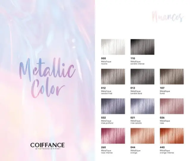 METALLIC COLOR COIFFANCE 100ml 000