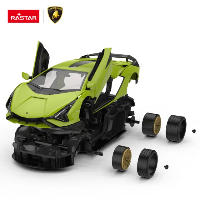 RASTAR DIY Building Kit Τηλεκατευθυνόμενο R/C 1:18 Lamborghini Sian (8+ ετών) 006-97400 2