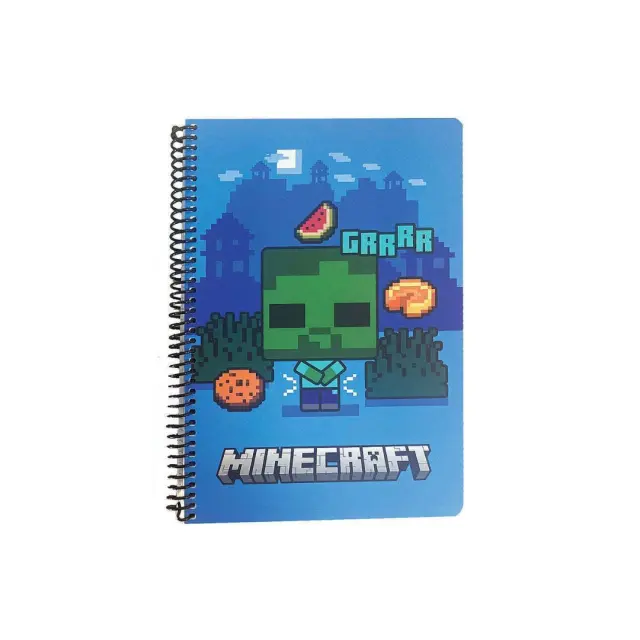 GIM Τετράδιο Σπιράλ Β5 2θ/70φ: Minecraft (2 σχέδια) Σχέδιο 2