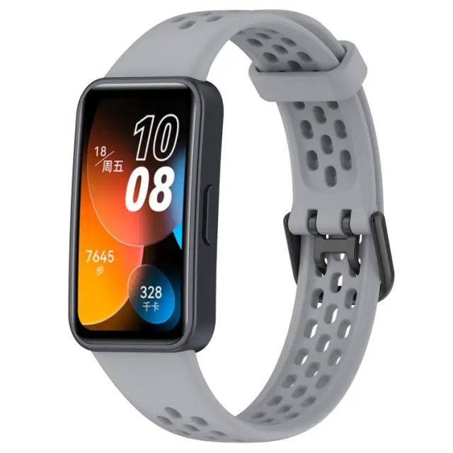 Λουράκι Breathable για Huawei Band 8 / 9 / 10 - Grey OEM