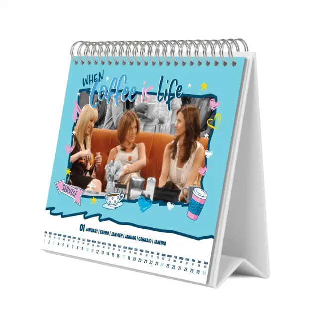 HMEΡΟΛΟΓΙΟ ΓΡΑΦΕΙΟΥ FRIENDS 2027 DESK CALENDAR CS27009 3