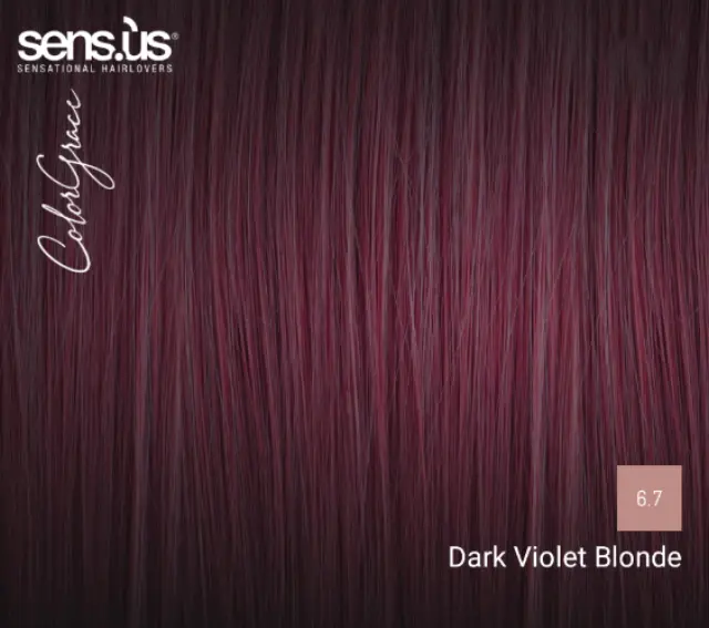 Sensus Color Grace M3K 6.7 Dark Violet Blonde 100ml - (μόνιμη βαφή βιολέ ξανθό σκούρο) 2