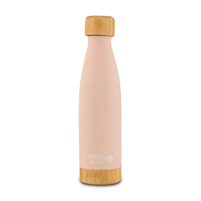 Nava Μπουκάλι Θερμός Ανοξείδωτο Ροζ 500ml