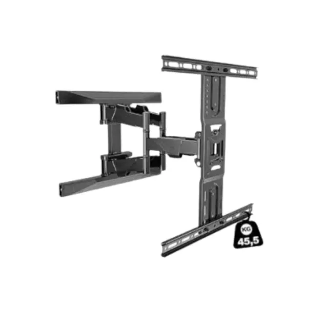 Επιτοίχια βάση τηλεόρασης 45.5kgs 40″-80″ Με Κλίση Και Περιστροφή P6