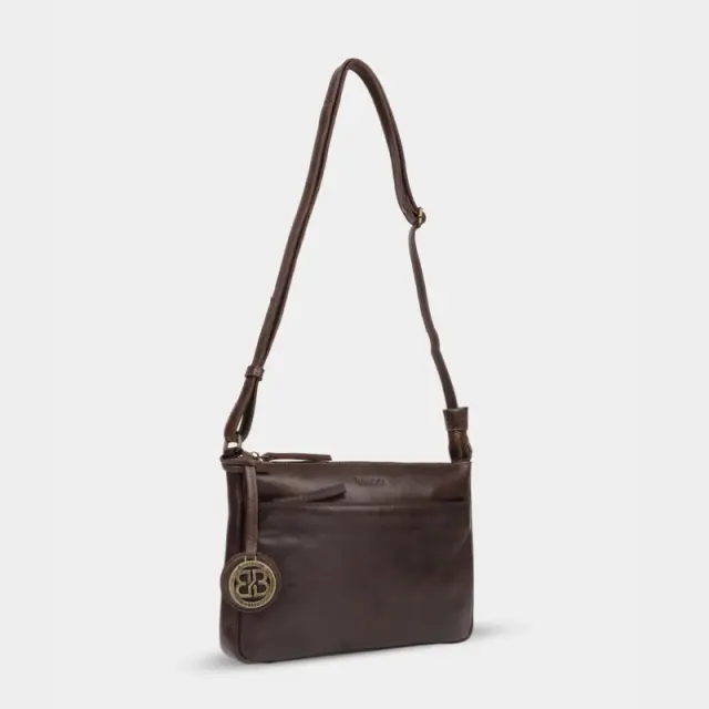 Τσάντα Χιαστί Cecilia BECH-40/237 DBR Καφέ Σκούρο - ONESIZE 2