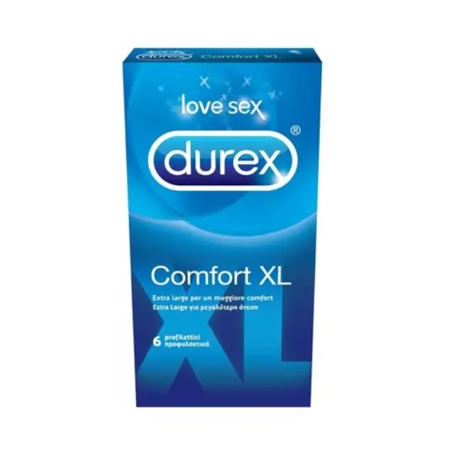Durex Προφυλακτικά Comfort XL 6τεμ (Προφυλακτικά)