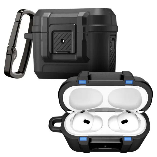 SPIGEN LOCK FIT APPLE AIRPODS PRO 3 MATTE BLACK 2