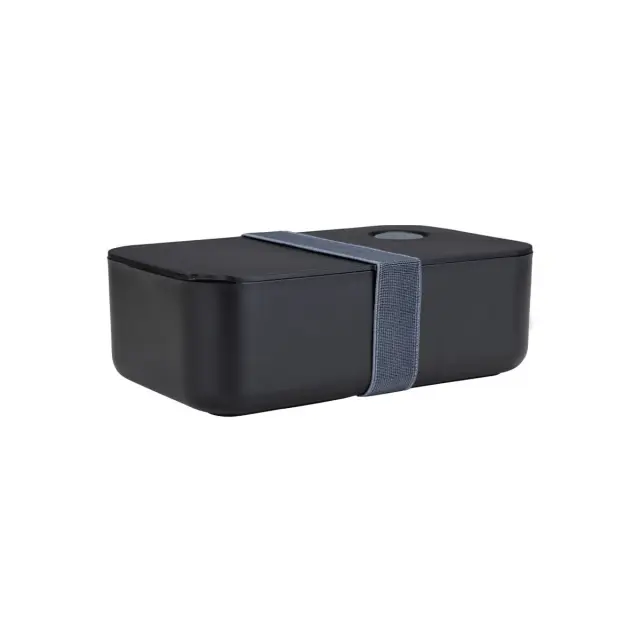 Estia Homely Δοχείο Φαγητού Πλαστικό Midnight Black Κατάλληλο για Φούρνο Μικροκυμάτων 1000ml