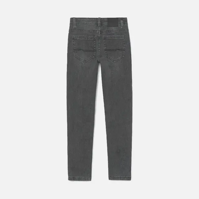 Mayoral Παντελόνι Τζιν Slim Fit Basic Γκρι Σκούρο για Αγόρι 2