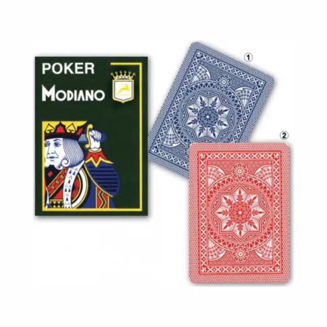 Τράπουλα Modiano Cristallo Poker Red