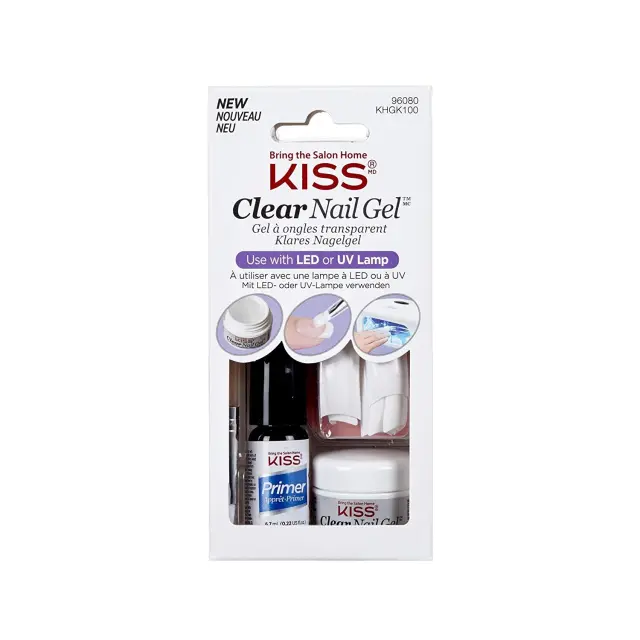 KISS Clear Nail Gel Starter Kit 75ml