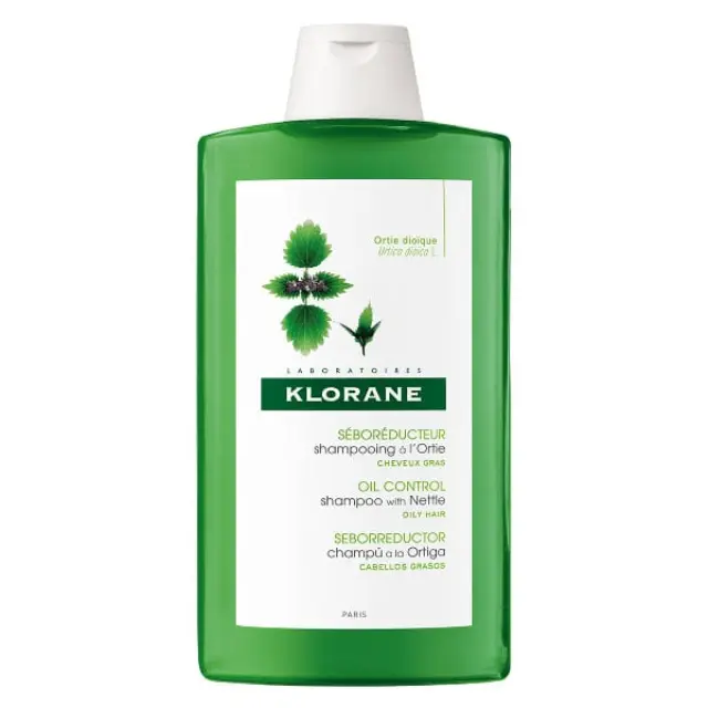 KLORANE Oil Control Shampoo with Nettle Σαμπουάν κατά της Λιπαρότητας με Εκχύλισμα Τσουκνίδας, 200ml