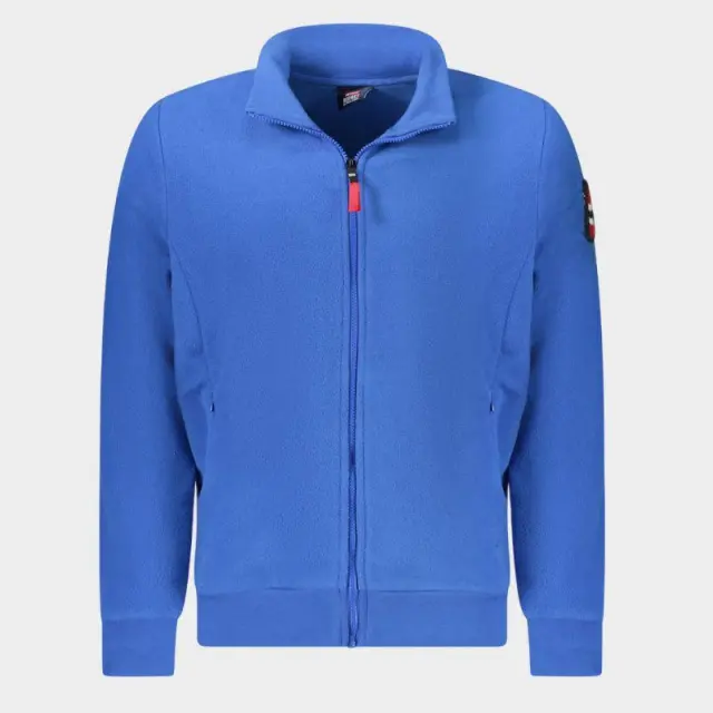 Norway Nautical School - Ανδρική Ζακέτα Φούτερ Fleece 859532-BLUETT Μπλε - 3XL