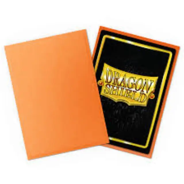 Dragon Shield Standard Matte Sleeves - Amber (100 Sleeves) 2