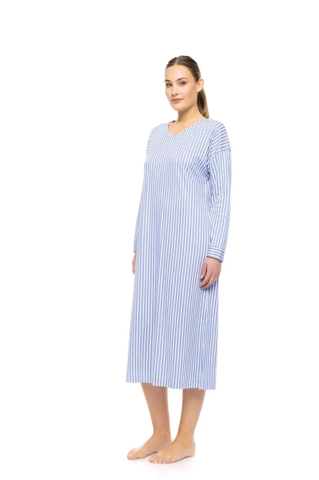 W1742 - Type - NIGHTGOWN CALMING STRIPES 2