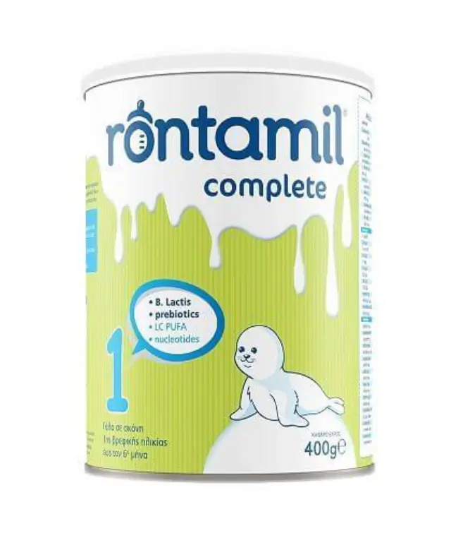 Rontamil 1 | Γάλα σε Σκόνη από την Γέννηση (1ης Βρεφικής Ηλικίας) | 400gr