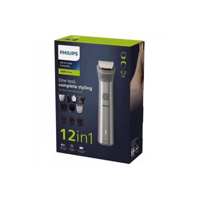 Philips Series 5000 Επαναφορτιζόμενη Κουρευτική Μηχανή Γκρι MG5940/15 2
