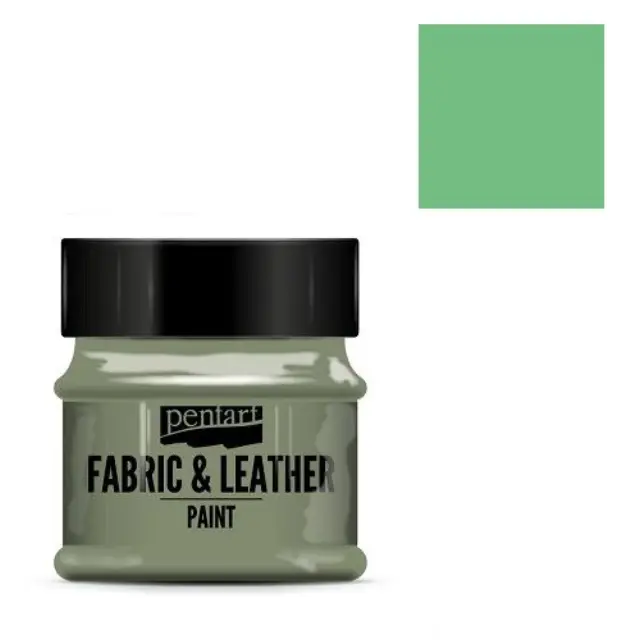 Fabric and leather paint 50 ml, Pentart -Χρώμα για ύφασμα και δέρμα, Pistachio
