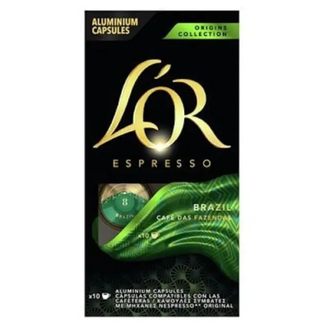 L'OR Brazil Das Fazendas Κάψουλες Nespresso 10τμχ