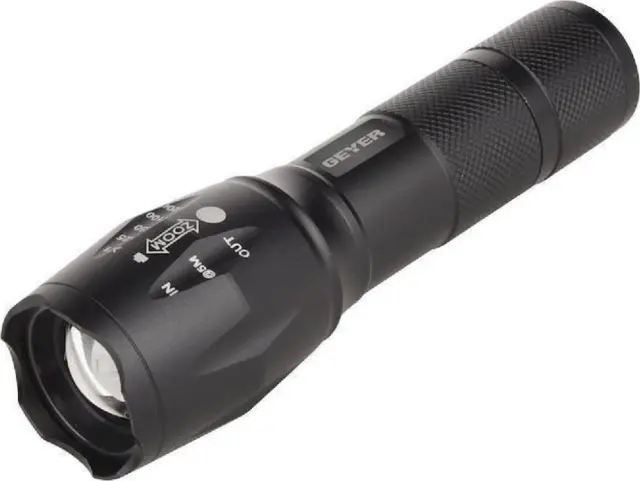 Geyer Φακός Μπαταρίας Led 350lm Φακός με Zoom LFK