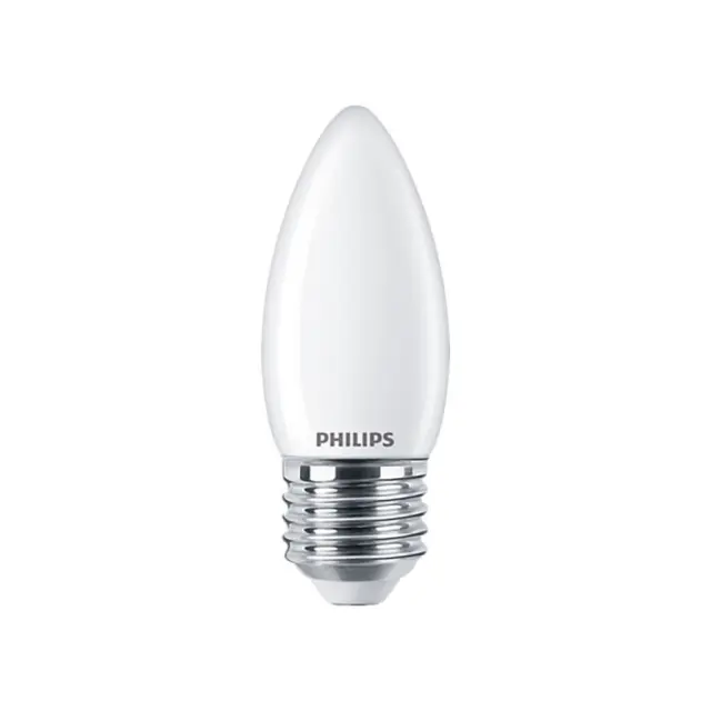 Philips E27 LED WarmGlow Mat Candle Bulb 3.4 (40W) (LPH02590) (PHILPH02590)