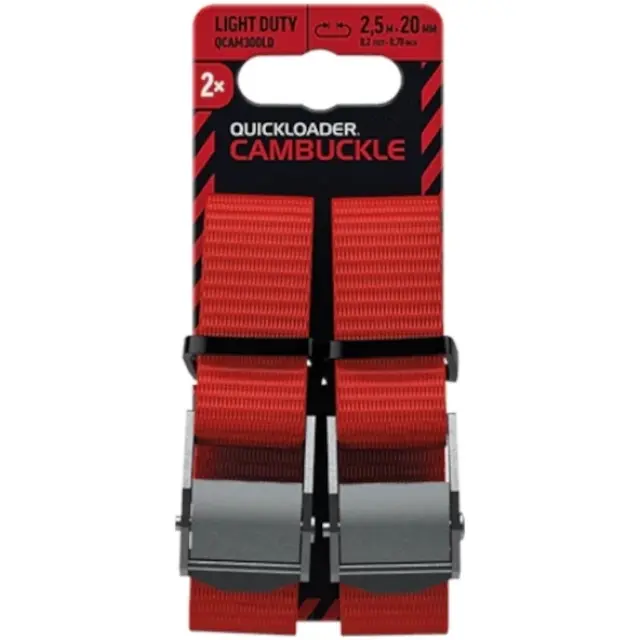 Quickloader Qcam300ld Iμάντας Φορτιών Πόρπη 2.5m X 20mm 2τμχ 59713781