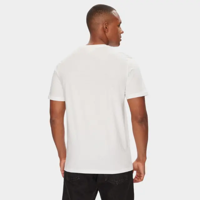 Calvin Klein - Ανδρικό T-shirt Cotton Badge Regular Fit LV04RC272G-YAF Λευκό - 2XL 3