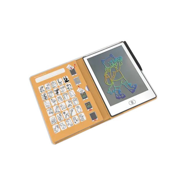 KIDYWOLF Tablet Ζωγραφικής με Οθόνη LCD 30 σχέδια Animals (4+ ετών) 181481 3