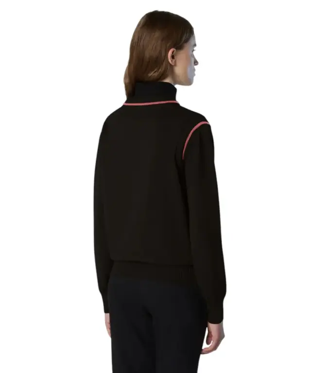 North Sails - Γυναικείο Πουλόβερ Viscose crew-neck 095516-000-0937 Μαύρο 3