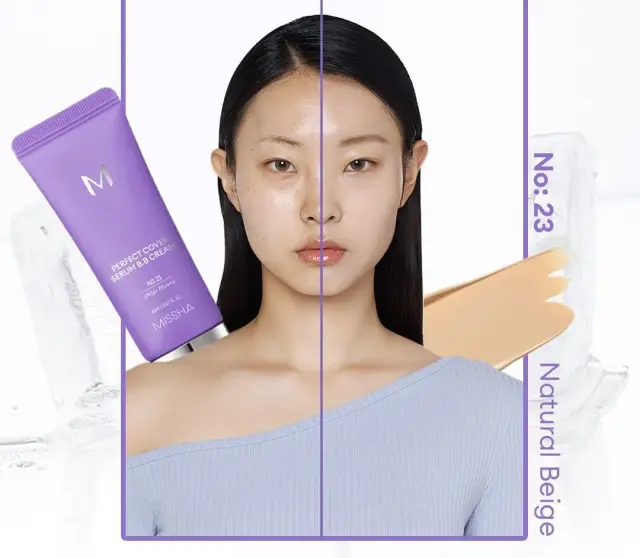 Missha M Perfect Cover Serum BB Cream #23 Natural Beige SPF50+ 20mL 3