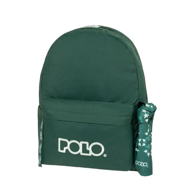 Polo Σακίδιο Πλάτης Original Double Scarf Σκούρο Πράσινο / 901235-6357 (Polo)