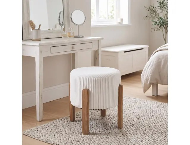 Σκαμπό Scott Home Deco Factory με διαστάσεις 35.5x35x35cm - White HD0337