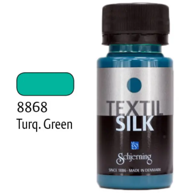 Χρώμα για Μετάξι Schjerning - 8868 Turquoise Green - 50ml