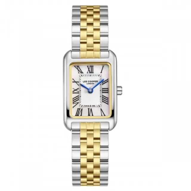 Lee Cooper 8135, Women's Watch, Silver / Gold Metallic Bracelet LC08135.220