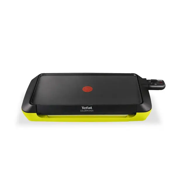 Tefal CB6603 Plancha Επιτραπέζια Ηλεκτρική Ψησταριά Λείας Πλάκας 2000W με Ρυθμιζόμενο Θερμοστάστη 46x24εκ.