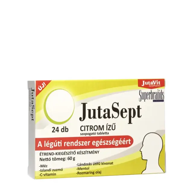 JutaVit JutaSept Lozenges Lemon, 24 lozenges