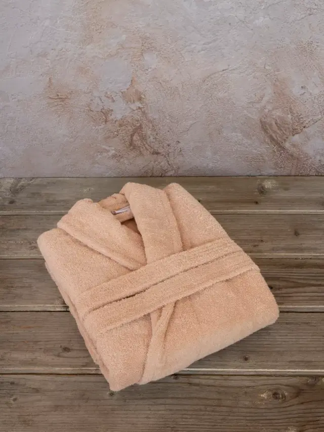 Μπουρνούζι Asana - Light Salmon Σομών Large