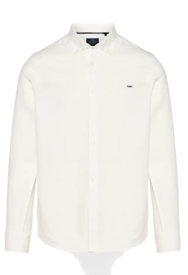 Funky Buddha ανδρικό βαμβακερό πουκάμισο button down FBM014-002-05-1