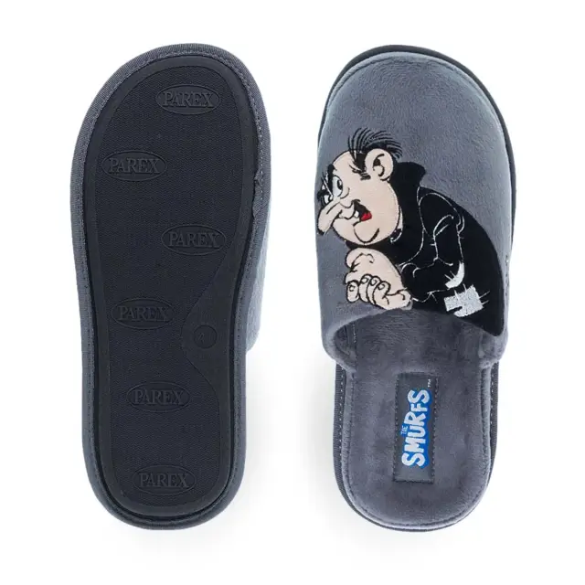 Parex Ανδρικές Παντόφλες Σπιτιού Gargamel, Χρώμα Γκρι 3