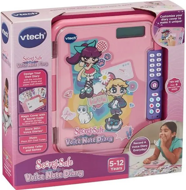 Vtech KidiSecrets - Μυστικό Ημερολόγιο Voice Note / VTE58190 (FUNLOCKETS)