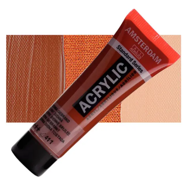 Ακρυλικό Talens Amsterdam 411 Burnt Sienna - 20ml