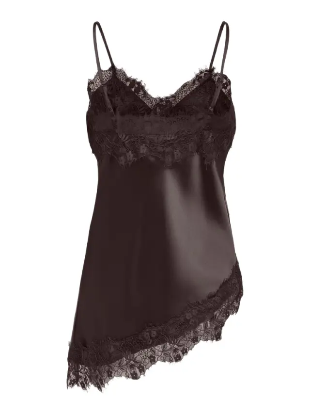 Only ONLINDONA γυναικείο ασύμμετρο σατέν lingerie τοπ 15380352-2 2