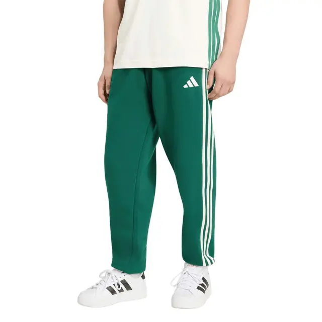 adidas Sportswear Men's 3Stripes Fleece Tapered Cut Pant Πράσινο KY4129 (adidas Sportswear)
